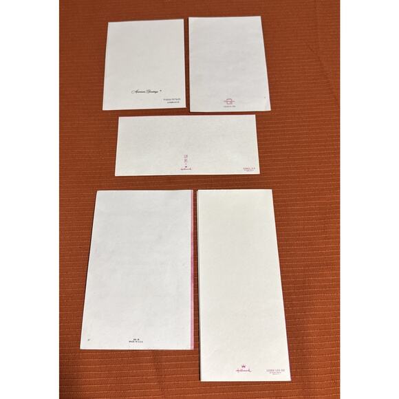 Vintage Lot Of 5 used Christmas Greeting Cards - Picture 2 of 3